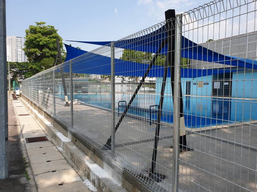 anti climb security fence for school